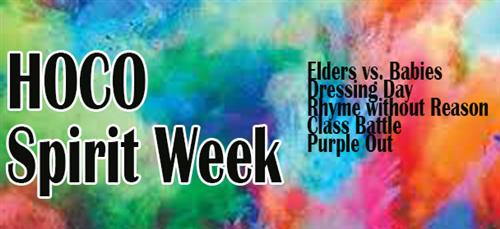  hoco spirit week themes